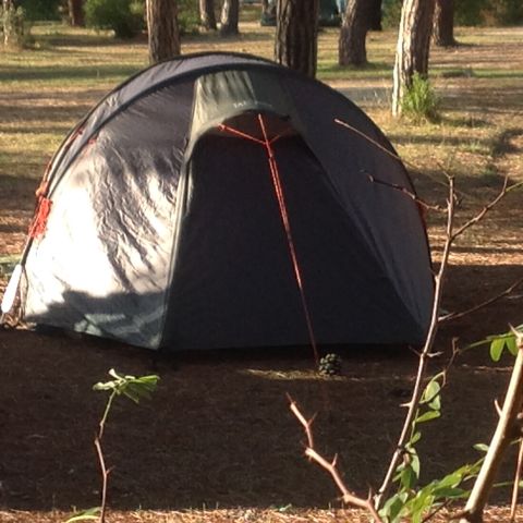 Kampeerplaats - KLEIN (voor 2-zits tent)