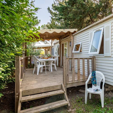 Mobilhome 6 personnes - Classic XL | 2 Ch. | 4/6 Pers. | Terrasse surélevée