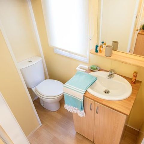 Mobilheim 4 Personen - Classic | 2 Schlafz. | 4 Pers. | Terrasse Einzelzimmer | Klimaanlage