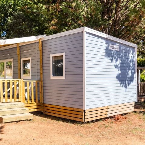 BUNGALOW 6 personnes - Mobil-home | Comfort | 3 Ch. | 6 Pers. | Terrasse surélevée | Clim.
