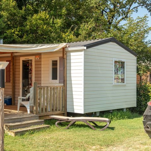 Mobilhome 6 personnes - Mobil-home | Premium Azure | 2 Ch. | 4/6 Pers. | Terrasse surélevée | Clim.