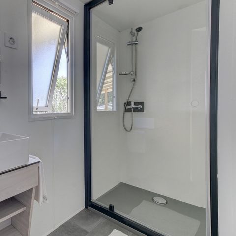 Mobilhome 6 personnes - Mobil-home | Premium Azure | 2 Ch. | 4/6 Pers. | Terrasse surélevée | Clim.
