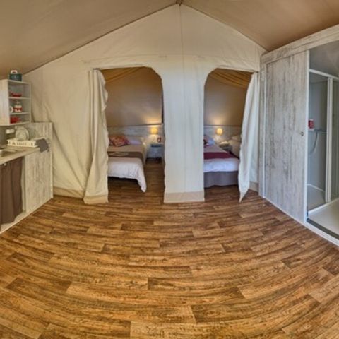 CANVAS AND WOOD TENT 4 people - Lodge Premium 2bed4 Arriving Sunday