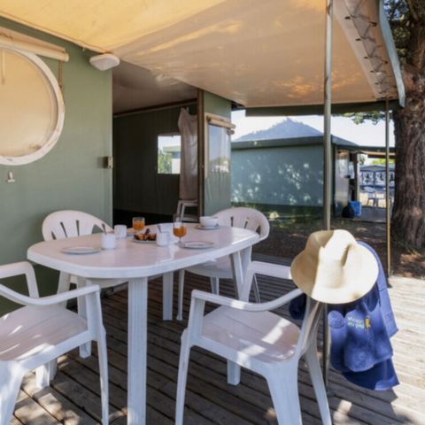 BUNGALOW IN TELA 5 persone - Bungalow in tela con 2 camere da letto 5 persone Sanitarizzato