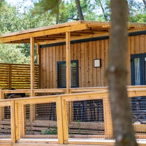 Mobilheim 4 Personen - Homeflower Premium PMR 29m² - 2 Schlafzimmer - Terrasse - TV - Clim - Plancha