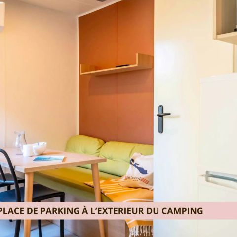 Stacaravan 2 personen - Stacaravan 2 Kamers 2 Personen Airconditioning + TV