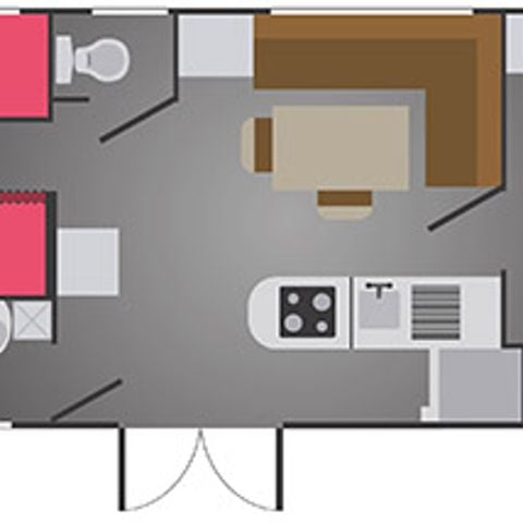 Stacaravan 5 personen - Mobilhome