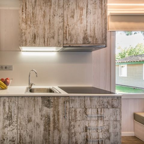 Bungalow 3 personen - BUNGALOW STEL 3 NIEUW Airconditioning + Auto 3 pers