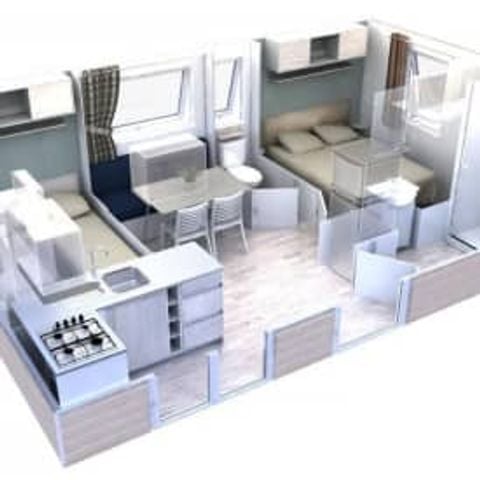 Mobile home 4 persons - Amber 2 bedrooms, By Lifestyle Holidays