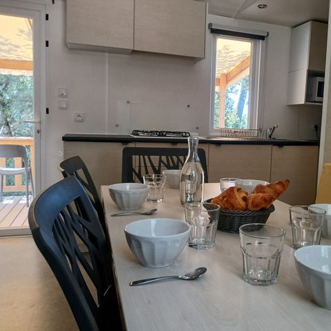 Mobile home 6 persons - Air-conditioned 2 bedrooms for up to 6 people