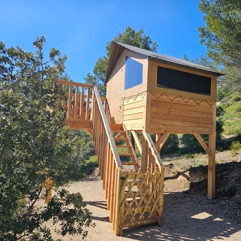 AUßERGEWÖHNLICHE UNTERKUNFT 2 Personen - Hütte "Sainte-Victoire" Panoramablick