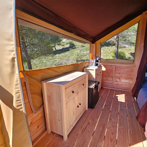 HÉBERGEMENT INSOLITE 2 personnes - Cabane "Sainte-Victoire" vue panoramique