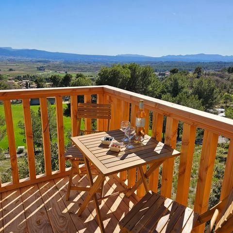 HÉBERGEMENT INSOLITE 2 personnes - Cabane "Sainte-Victoire" vue panoramique