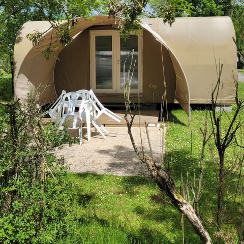 Glampingtent 4 personen - Coco zoet zonder sanitaire voorzieningen
