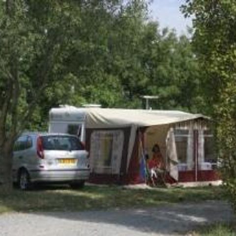 STAANPLAATS - Natuur arrangement (1 tent, caravan of camper / 1 auto)