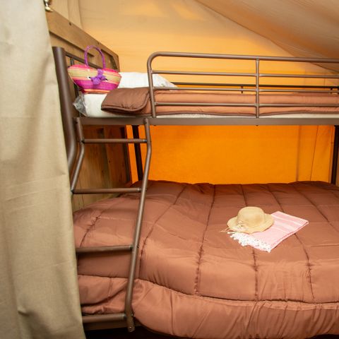 TENTE TOILE ET BOIS 5 personnes - Lodge Confort Kenya