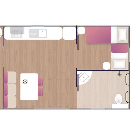 CASA MOBILE 4 persone - PMR Confort 31m² (31m²)