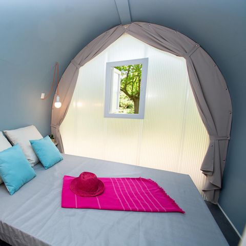 Tente en toile et en bois 4 personnes - Coco sweet 16m2