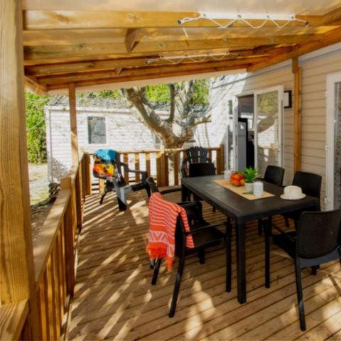 Stacaravan 6 personen - Gezellige cottage met 3 slaapkamers voor 6 personen (airconditioning, Lv)