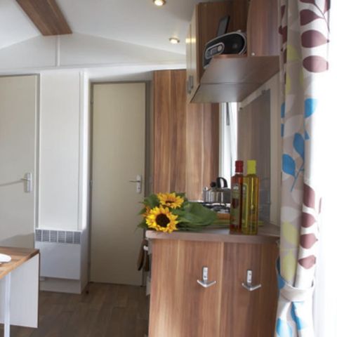 Stacaravan 5 personen - Klassiek | 2 Slaapkamers | 5 Pers. | Verhoogd terras | Airconditioning.