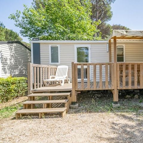 Mobile home 5 persons - Classic | 2 Bedrooms | 5 Pers. | Raised terrace | Air-con.