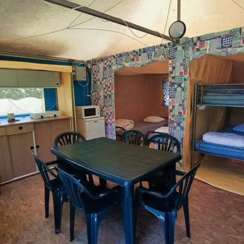 Glampingtent 6 personen - FAMILIE zonder sanitair