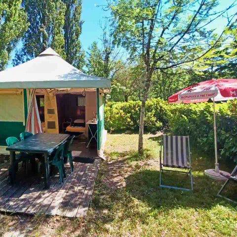 Canvas bungalow 4 persons - COMFORT (without sanitary facilities)