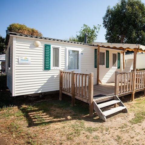 Mobilhome 6 personnes - Classic XL | 3 Ch. | 6 Pers. | Terrasse surélevée | Clim.