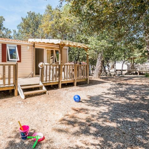 MOBILE HOME 6 people - Classic | 3 Bedrooms | 6 Pers. | Raised terrace | Air-con.