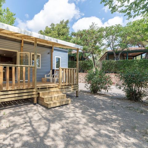Mobilhome 6 personnes - Comfort XL | 3 Ch. | 6 Pers. | Terrasse surélevée | Clim.