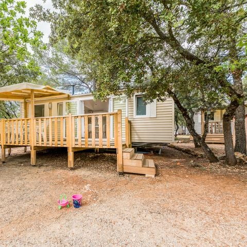 MOBILE HOME 6 people - Mobile-home | Comfort XL | 3 Bedrooms | 6 Pers. | Raised terrace | Air conditioning