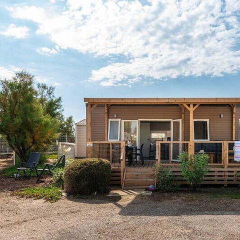 Mobilhome 6 personnes - Mobil-home | Premium | 3 Ch. | 6 Pers. | Terrasse Lounge | Clim. | TV