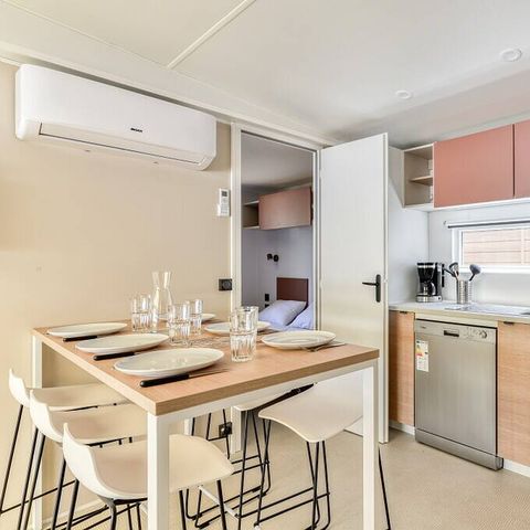 Mobilhome 6 personnes - Mobil-home | Premium | 3 Ch. | 6 Pers. | Terrasse Lounge | Clim. | TV