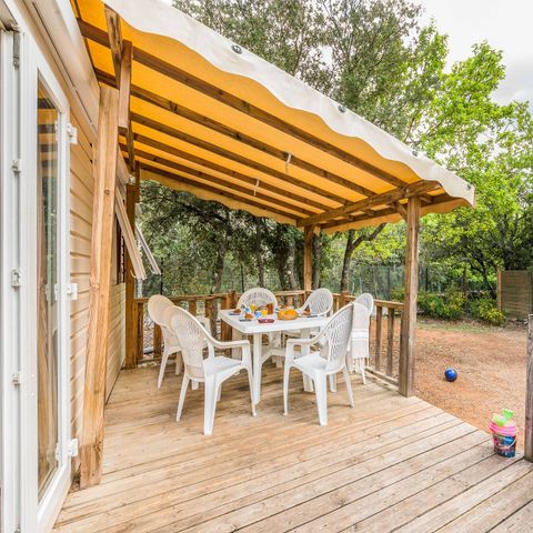Mobilhome 6 personnes - Mobil-home | Classic | 2 Ch. | 4/6 Pers. | Terrasse surélevée | Clim.