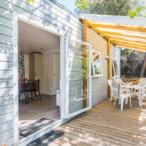 Mobilhome 6 personnes - Comfort | 3 Ch. | 6 Pers. | Terrasse surélevée | Clim.