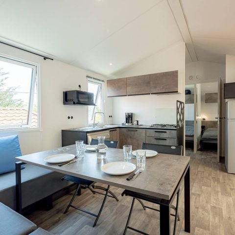 MOBILHOME 8 personas - Mobil home | Premium | 4 Dormitorios | 8 Pers | Terraza Salón | 2 baños | Aire acondicionado | TV
