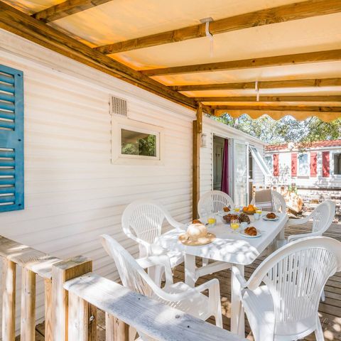 Mobilhome 6 personnes - Mobil-home | Comfort | 2 Ch. | 4/6 Pers. | Terrasse surélevée | Clim.