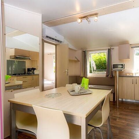 Mobilhome 6 personnes - Mobil-home | Classic | 3 Ch. | 6 Pers. | Terrasse surélevée | Clim.