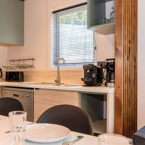 MOBILHOME 6 personas - Chalet | Ultimate Plus | 3 Dormitorios | 6 Pers | Aire acondicionado | TV