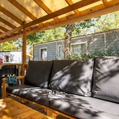 MOBILHOME 4 personnes - Mobil-home | Premium Exclusive | 2 Ch. | 4 Pers. | Terrasse Lounge | Clim. | TV