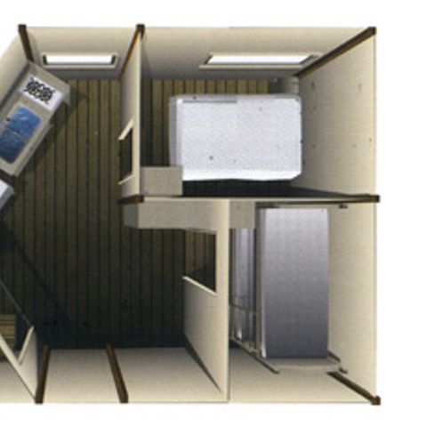 Glampingtent 4 personen - JUNIOR STYLE (zonder sanitair)