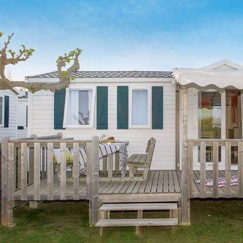 MOBILE HOME 4 people - Comfort XL | 2 Bedrooms | 4 Pers | Raised terrace | Air conditioning