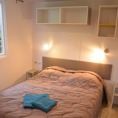 Stacaravan 4 personen - Comfort stacaravan 25m² 2 kamers + TV 4 pers