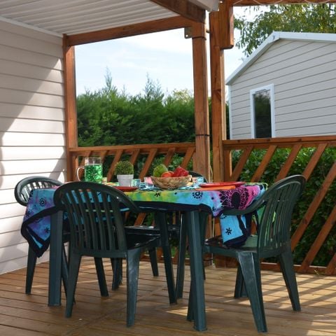 Stacaravan 4 personen - Comfort stacaravan 25m² 2 kamers + TV 4 pers