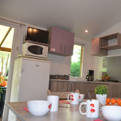 Mobilhome 6 personas - Confort 32m² - 3 habitaciones - TV