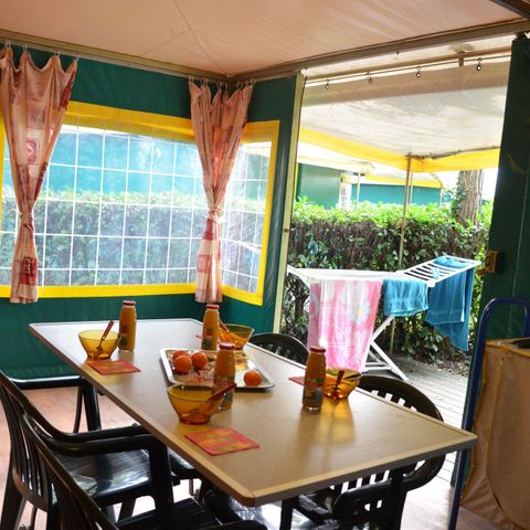 Bungalowtent 4 personen - Standaardtenten 25m² 2 kamers zonder sanitair 4 pers