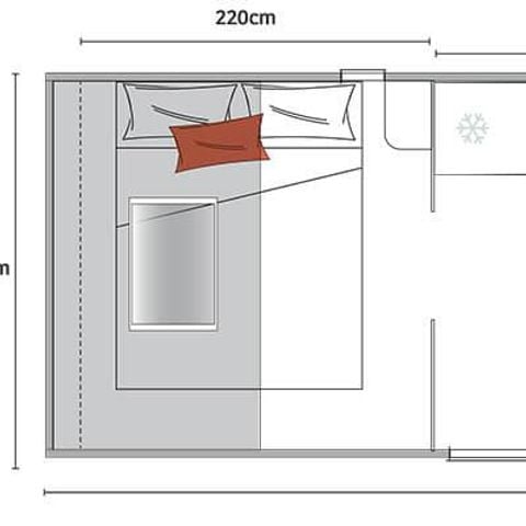 Bungalow toilé 4 personnes - Coco Sweet Standard 16m² - 2 chambres - Sans sanitaires
