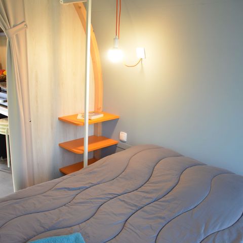 Glampingtent 4 personen - Coco Sweet Standard 16m² - 2 kamers - Zonder badkamer
