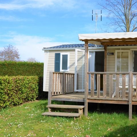 BUNGALOW 6 personnes - Mobile-home Premium 29m² - 2 chambres climatisation +TV + lave vaisselle 4 pers