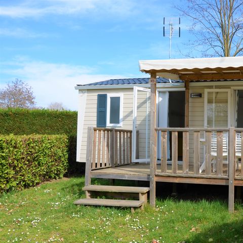 Mobilheim 6 personen - Mobilheim Premium 29m² - 2 Zimmer Klimaanlage +TV + Geschirrspüler 4 pers.